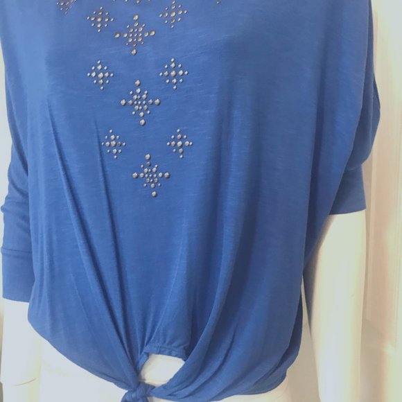 Pullover Studded Blouse Size PL - Picture 5 of 9